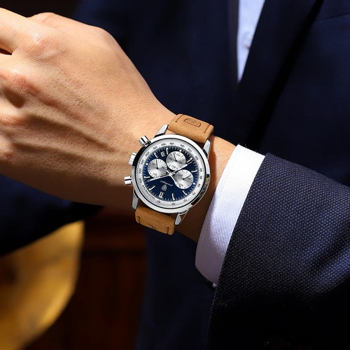 POEDAGAR Reloj Hombre Lujo Alta Calidad Militar Impermeable Luminoso Cronógrafo - Imagen 11 de 18