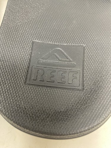 Chanclas con cojín de tanga de cuero marrón Reef para hombre talla 13 - Imagen 8 de 9