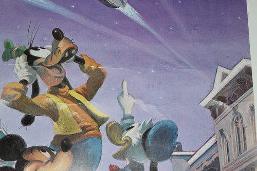 20" X 30" 1986 Walt Disney Travel Co Star Tours Promo Poster ULTRA RARE PSA - Picture 5 of 9