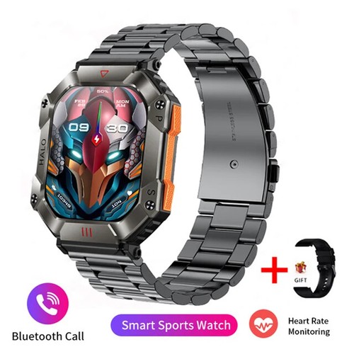 Men's Smart Watch – Fitness Tracker, IP68 Waterproof, AI Voice, Bluetooth Call - Picture 10 of 13