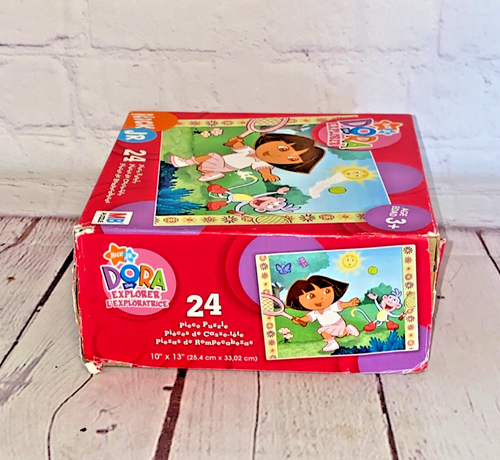 Nick Jr Dora the Explorer 24pc puzzle by Milton Bradley 10"x13" 2005 - Picture 5 of 10