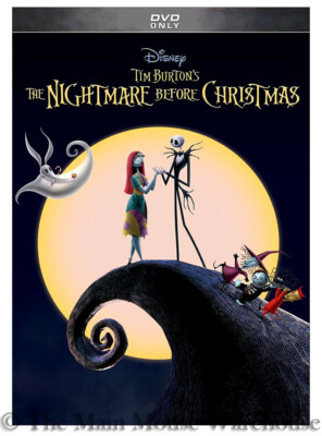 Disney Burton Halloween Movie The Nightmare Before Christmas Holiday  Musical DVD