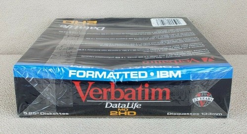 IBM Dischi Formattati Verbatim Data Life Vintage SIGILLATI - Foto 5 di 8
