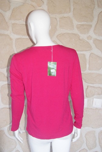 Haut rose neuf taille L avec bambou marque Soie pour Soi étiqueté 36,95€ (ch) - Picture 3 of 3