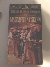 The Magnificent Seven VHS Western Legends Yul Brynner,Eli Wallach, Steve mcQueen