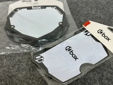 BOX TWO BMX PRO NUMBER PLATE & SIDE PLATE COMBO BLACK