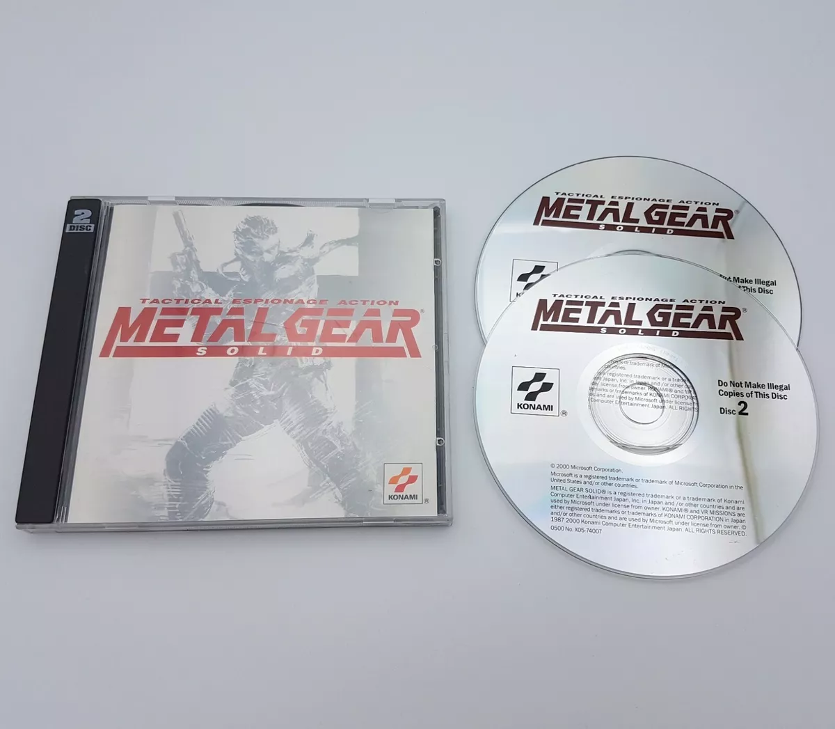 Metal Gear Solid PC CD ROM Konami MGS VERY RARE Free Fast P P