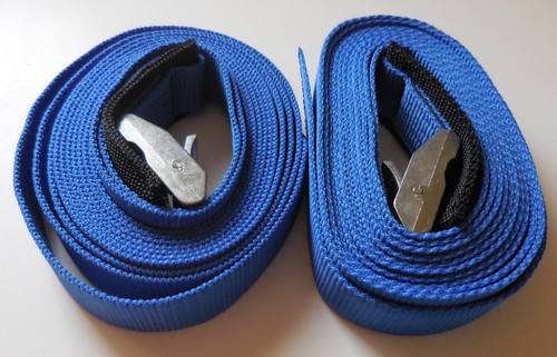 Dakine Surf Tie Down Straps 12ft Adult Unisex 2Pk Deep Blue - Picture 6 of 9