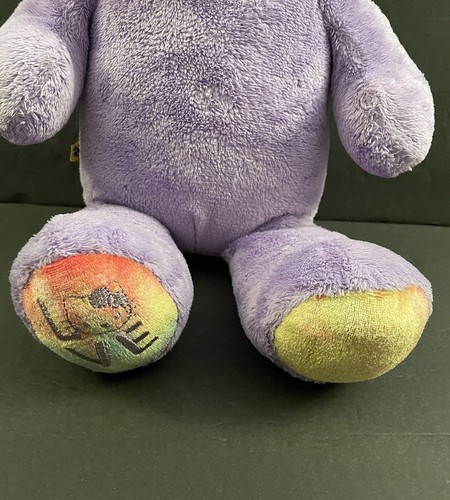 Build A Bear Hello Kitty Sanrio Love Tye tinte púrpura 19" de alto felpa 2012 sin arco - Imagen 2 de 5