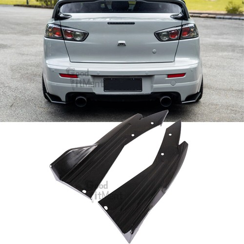 Lancer 10 Rear Diffuser For Mitsubishi Lancer Car Gloss Black Rear Bumper Lip Diffuser Splitter ...