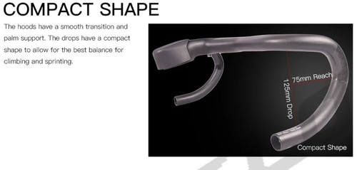 Rennrad Integrierter Lenker Creston IC für mechanischen Di2 Fahrradlenker - Bild 12 von 19