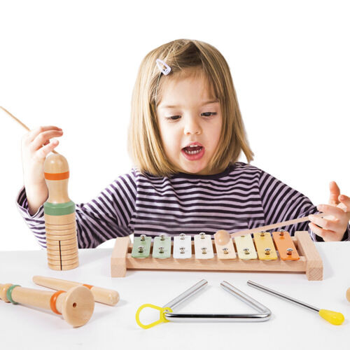 Montessori Holzspielzeug Baby Musikinstrumente für Kinder im Vorschulalter - Bild 12 von 12