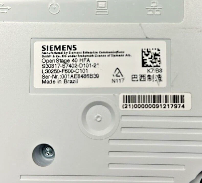 Teléfono OS40 Siemens IP SIP - Image 2 of 2