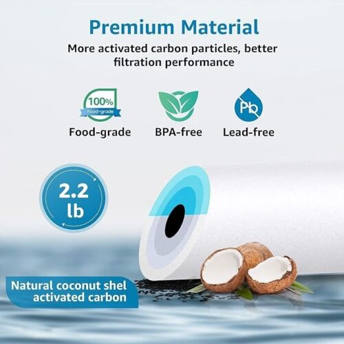 AQUA CREST FXHTC Water Filter, Whole House Water Filter, Well Water Filter(6) - Picture 5 of 9