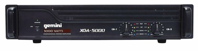 Gemini XGA-5000 Professional Power Amplifier 5000W Rack PA Amp XGA5000