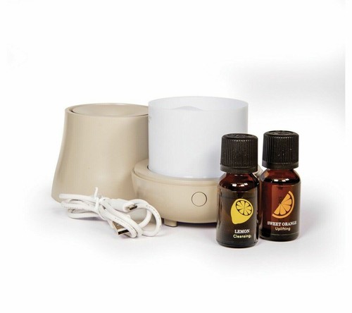 Juego de difusores de aceites esenciales Scentsationals con limón y aceite de naranja dulce. - Imagen 3 de 7