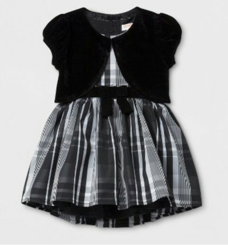 Girls Toddler Sleeveless A Line Dress w/S/S Cover Up Cat & Jack Size 4T (3133) - Picture 1 of 3