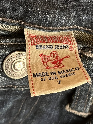 True Religion Girls Joey Blue Jean RN#112790 CA#30427 Size 7 Distressed - Picture 8 of 8