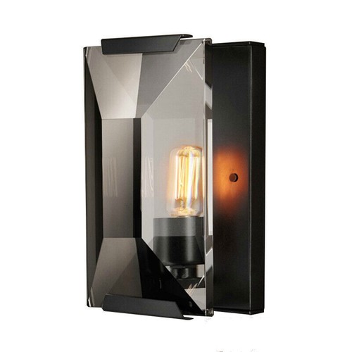 simple crystal wall lamp retro living room bedroom bedside light lighting led - Picture 7 of 8