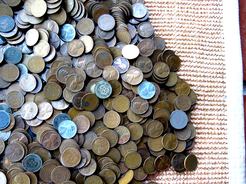 Bulk Lot 1250 (50 Rollen) Weizenrücken Pennys datiert 1909 -1958 Indianer Nickels B15 - Bild 4 von 6