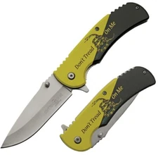 Rite Edge Linerlock Assisted Folding Knife 3.5" Stainless Steel Construction