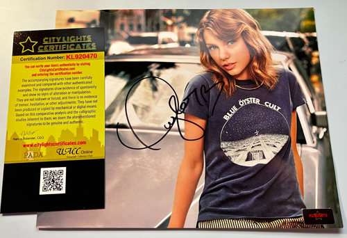TAYLOR SWIFT Signed 8x10 inch Authentic Original Autograph w/COA Certificate - Picture 7 of 8