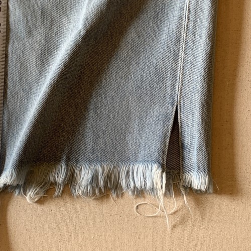 "Pantalones de mezclilla AMERICAN EAGLE SKATER Borde Crudo Deshilachado Informal Envejecido I Talla 8 Largo 32.5" - Imagen 14 de 16
