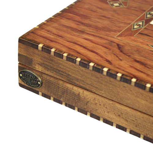 Helena Rural Rosewood Chess & Backgammon Set With Sheesham Classic Staunton Ches - Picture 7 of 8