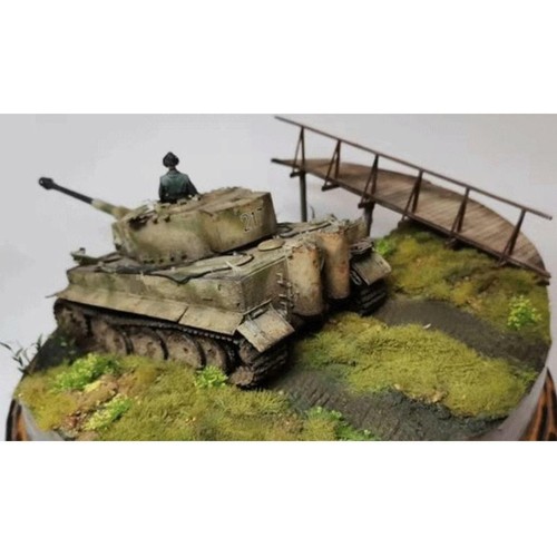 1/35 Dioramas Tank Wood Bridge Building Model Scene Accessories - Picture 10 of 11