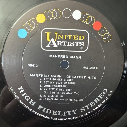 Manfred Mann / Greatest Hits Lp United Artists 6551 Stereo - Bild 7 von 9