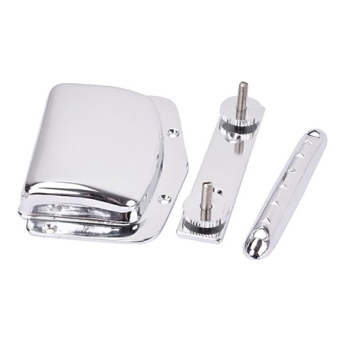 Per Teisco Chitarra Elettrica Vintage Ponte Fisso Regolabile + Coperchio Coda - Foto 8 di 9