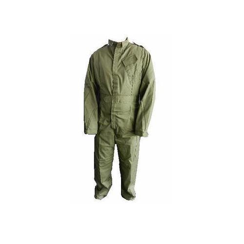 Olive Green Military Coverall Boilersuit British Army Issue Pull Front Open, New - Picture 1 of 1