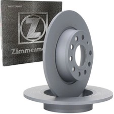 2x Zimmermann 600.3222.20 Bremsscheiben Ø 256mm hinten für AUDI SEAT SKODA VW