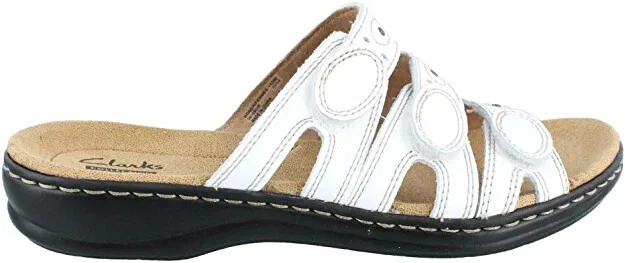 Clarks Donna Leisa Cacti Q Pelle Bianca 26109039