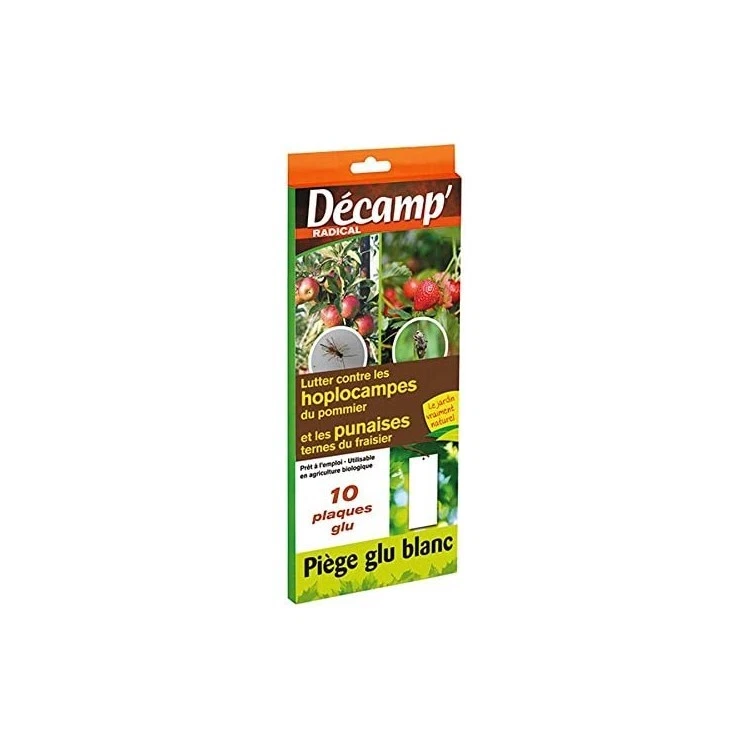 DÉCAMP' Décamp - piege blanc hoplocampe du pommer+punaises