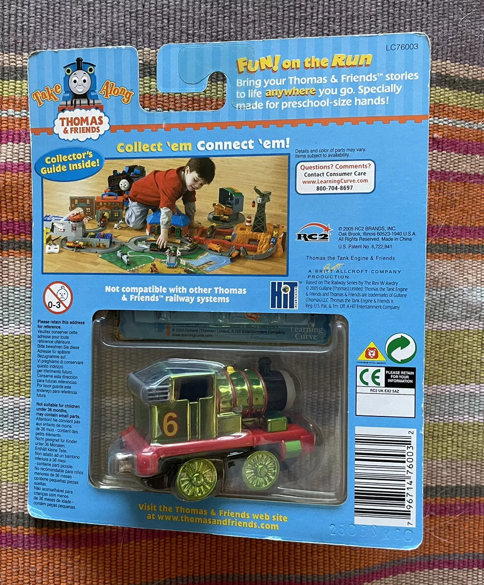 2005 Learning Curve Take Along Thomas Train Limited Metallic Percy NEW HTF