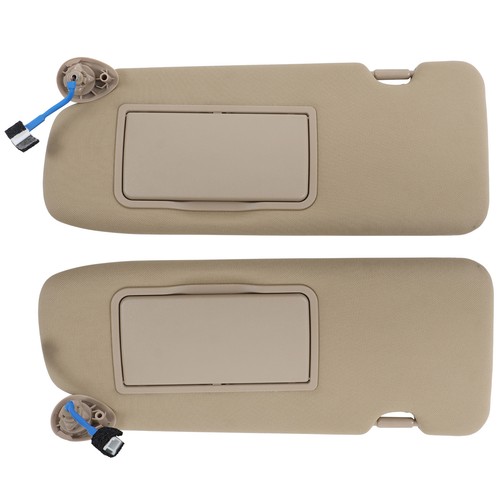 Par de parasol beige con luces y espejo adecuado para Honda CR-V 2017-2022 NUEVO - Imagen 6 de 13