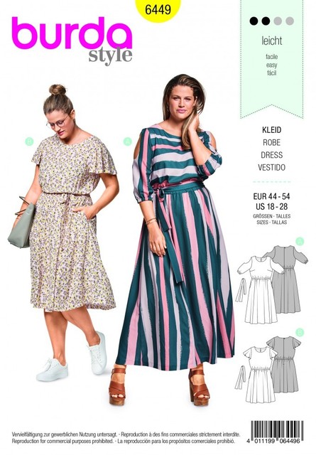 Burda Ladies Plus Size Easy Sewing Pattern 40 Summer Dresses Interesting Easy Sewing Patterns Burda Ladies Plus Size Easy Sewing Pattern 40 Summer Dresses Interesting Easy Sewing Patterns