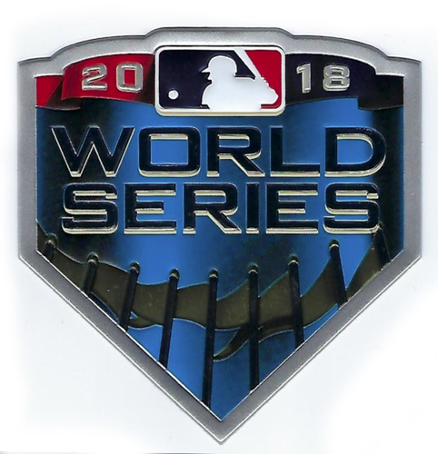 Official Licensed 2018 MLB World Series Baseball Collectors Patch Boston Red Sox - 第 1/2 張圖片
