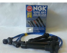 NGK BLUE SPARK PLUG WIRE SET HE57 for HONDA CIVIC B16 ACURA INTEGRA B18