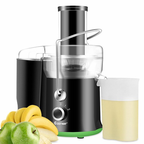 Electric Juicer Wide Mouth Fruit & Vegetable Centrifugal Juice Extractor 2 Speed