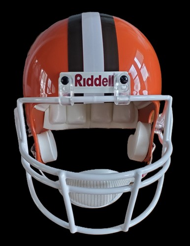 Casco da calcio Jim Brown Cleveland Browns - firmato full size - JSA autentico - Foto 7 di 11