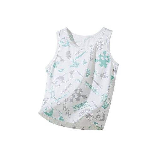 2PCS Boys' Luxurious Bamboo Viscose Undershirts Kids Ultra Soft Summer Tank Tops - Picture 37 of 45