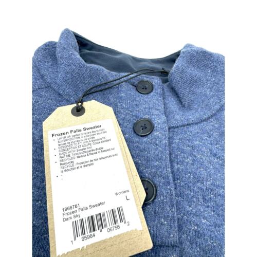 prAna Frozen Falls Women Sweater, Dark Sky, Size Large - Picture 4 of 7