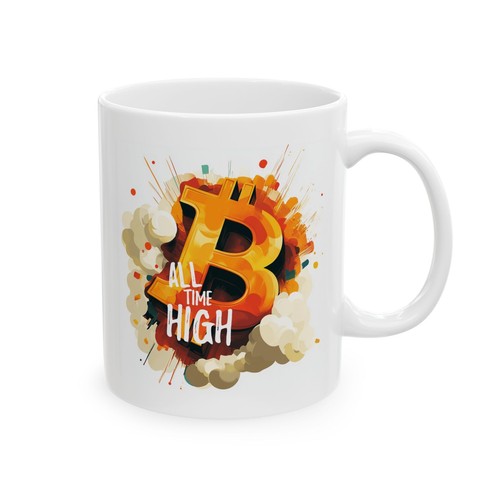Allzeithoch Bitcoin BTC Explosion Becher, (11oz, 15oz) - Krypto | Blockchain - Bild 3 von 7