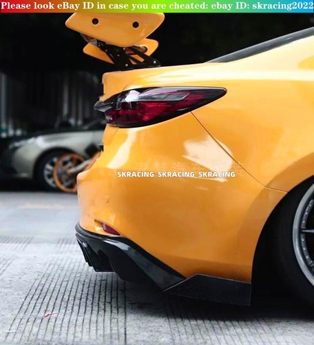 Gloss Black Rear Bumper Lip Diffuser Bodykit Fits Mazda 6 Atenza Sedan 2014-2018 - Picture 9 of 11