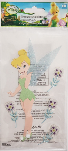 EK SUCCESS Jolee's Boutique Disney TINKER BELL Dimensional Stickers - 5 pcs - Picture 1 of 2