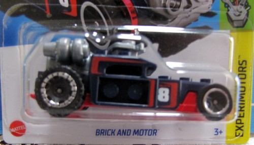 Hot Wheels 2024 Custodia principale B ""Mattoni e motore"" Sperimotori 1/5 - Foto 2 di 2