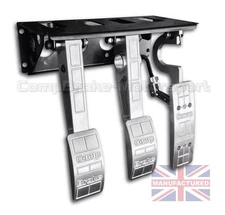 UNIVERSAL BULKHEAD MOUNTED PEDAL BOX REPLACEMENT - ALI PEDALS WITH CABLE CLUTCH