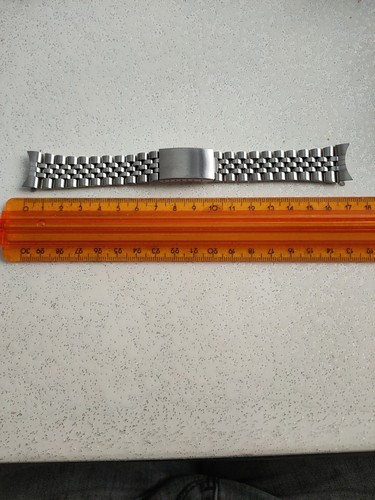 Bracciale Cinturino Jubilee Vintage 20mm Attacco Curvo Compatibile  - Foto 8 di 15